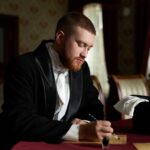 Gentleman Writing Letter